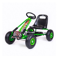 Dziecięcy Gokart na pedały Baby Mix Razor zielony