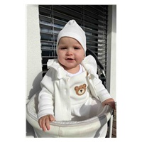 Dziecięca bawełniana czapka New Baby Luxury clothing biała