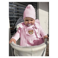 Dziecięca bawełniana czapka New Baby Luxury clothing biała