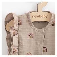 Letnia niemowlęca muślinowa sukienka New Baby Rainbow