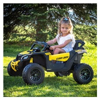 Elektryczny samochodzik Baby Mix Buggy Hornet żółty