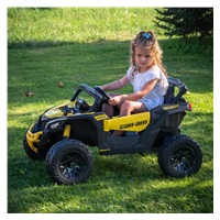 Elektryczny samochodzik Baby Mix Buggy Hornet żółty