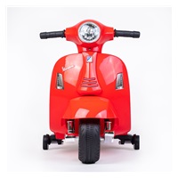 Motocykl na akumulator dla dzieci Baby Mix Vespa czerwony