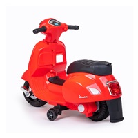 Motocykl na akumulator dla dzieci Baby Mix Vespa czerwony