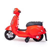 Motocykl na akumulator dla dzieci Baby Mix Vespa czerwony