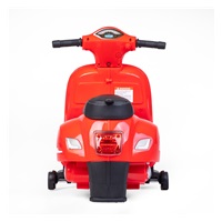 Motocykl na akumulator dla dzieci Baby Mix Vespa czerwony