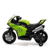 Dziecięcy motocykl elektryczny Baby Mix Supersport zielony