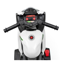 Dziecięcy motocykl elektryczny Baby Mix Supersport biały