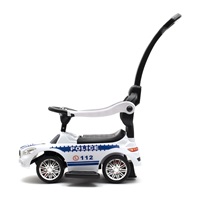 Dziecięcy jeździk z dźwiękiem Baby Mix POLICE biały (USZKODZONE OPAKOWANIE)