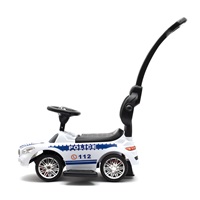 Dziecięcy jeździk z dźwiękiem Baby Mix POLICE biały (USZKODZONE OPAKOWANIE)