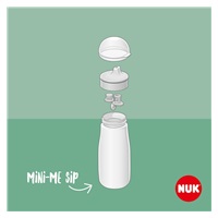 Butelka dziecięca NUK Mini-Me Sip stal nierdzewna 300 ml (9+ m.) beige