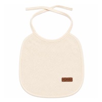 Dziecięcy śliniak frotte podszyty PVC New Baby beżowy