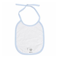 Dziecięcy śliniak frotte podszyty PVC New Baby niebieski