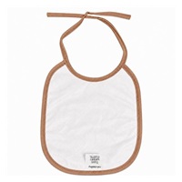 Dziecięcy śliniak frotte podszyty PVC New Baby brażowy