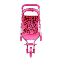 Sportowy wózek dla lalek PlayTo Olivie różowy