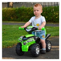 Dziecięcy jeździk z dźwiękiem Quad Baby Mix zielony