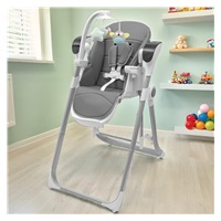 Krzesełko do karmienia 2w1 dla dzieci SMART New Baby grey