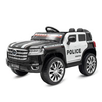 Dziecięcy samochód elektryczny Baby Mix Police 4x4 czarny