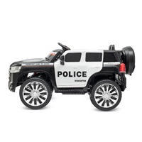 Dziecięcy samochód elektryczny Baby Mix Police 4x4 czarny