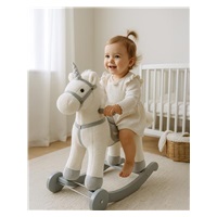 Zabawka na biegunach z melodią i kółkami Unicorn Baby Mix biały