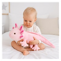Pluszowy axolotl Baby Mix 45 cm różowy
