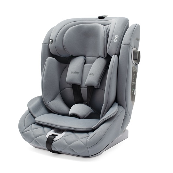 Fotelik samochodowy BABY MIX HERO PRO I-SIZE grey