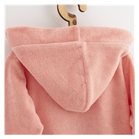 Dziecięcy frotte szlafrok New Baby Comfortably pink