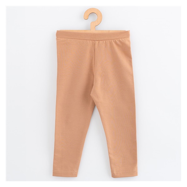 Legginsy dziecięce z tkaniny dresowej New Baby Kindergarten pink