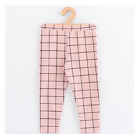 Legginsy dziecięce z tkaniny dresowej New Baby Kindergarten pink