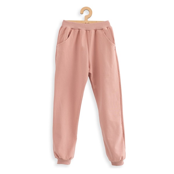 Spodnie dziecięce z tkaniny dresowej New Baby Kindergarten pink