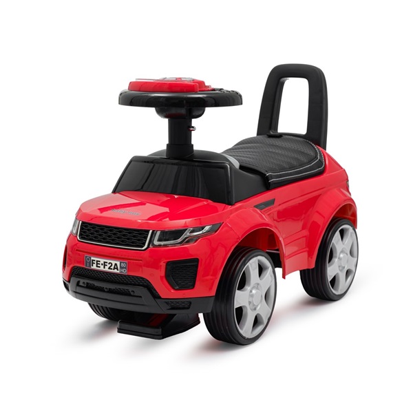 Jeździk SUV ekoskóra Baby Mix Prime czerwony