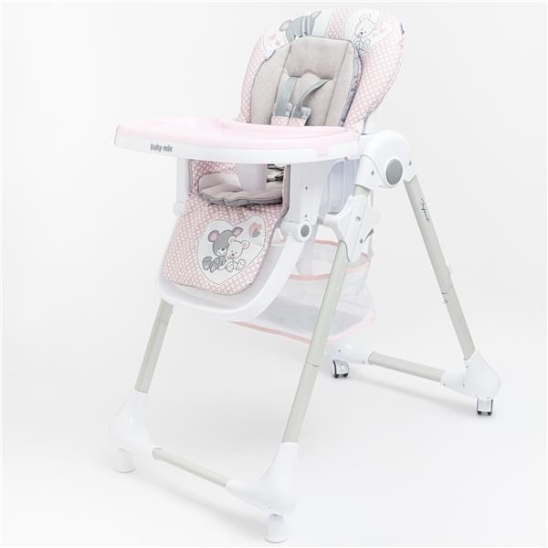 Krzesełko do karmienia Baby Mix Infant pink (uszkodzone opakowanie)