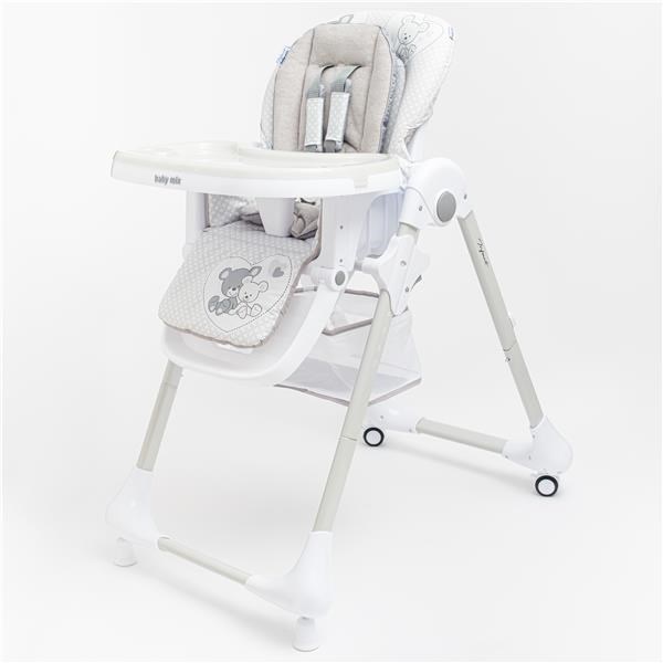 Krzesełko do karmienia Baby Mix Infant grey (uszkodzone opakowanie)