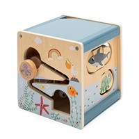 Drewniana wielofunkcyjna kostka Ocean Montessori Baby Mix