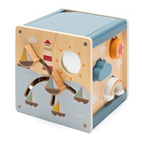 Drewniana wielofunkcyjna kostka Ocean Montessori Baby Mix