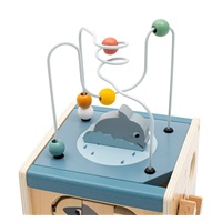 Drewniana wielofunkcyjna kostka Ocean Montessori Baby Mix