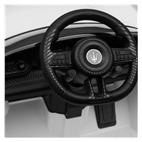 Elektryczny samochodzik Maserati GranTurismo Baby Mix biały