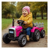 Baby Mix Erick elektryczny traktor z pilotem różowy