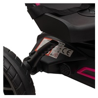 Dziecięcy Gokart na pedały Baby Mix Speedster różowy