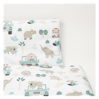 2-częściowa pościel New Baby Safari II 90/120 cm mint