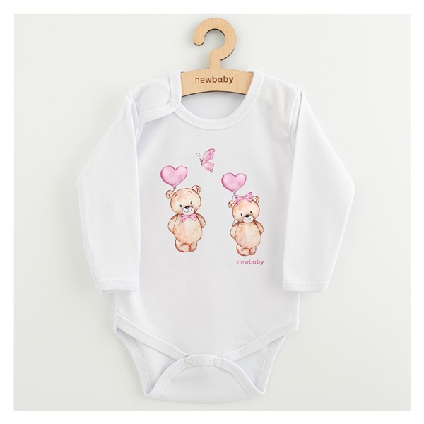 Body dziecięce z nadrukiem New Baby Love Bears