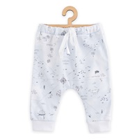 Niemowlęce bawełniane spodnie Jogger New Baby For Babies ocean