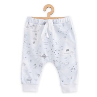 Niemowlęce bawełniane spodnie Jogger New Baby For Babies ocean