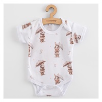 Niemowlęce body z krótkim rękawem New Baby For Babies bunny