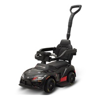 Dziecięcy jeździk z rączką Toyota GR Supra GT4 Baby Mix czarny