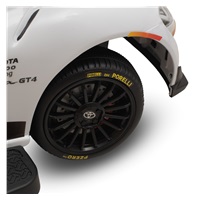 Dziecięcy jeździk z rączką Toyota GR Supra GT4 Baby Mix biały