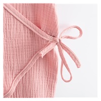 Niemowlęcy muślinowy pajac New Baby pink