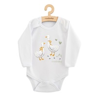 Body dziecięce z nadrukiem New Baby Gąski