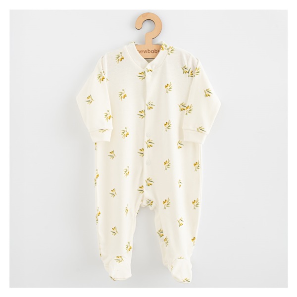 Niemowlęcy pajacyk z organicznej bawełny New Baby Oliwki