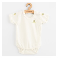 Niemowlęce body krótki rękaw z organicznej bawełny New Baby Oliwki